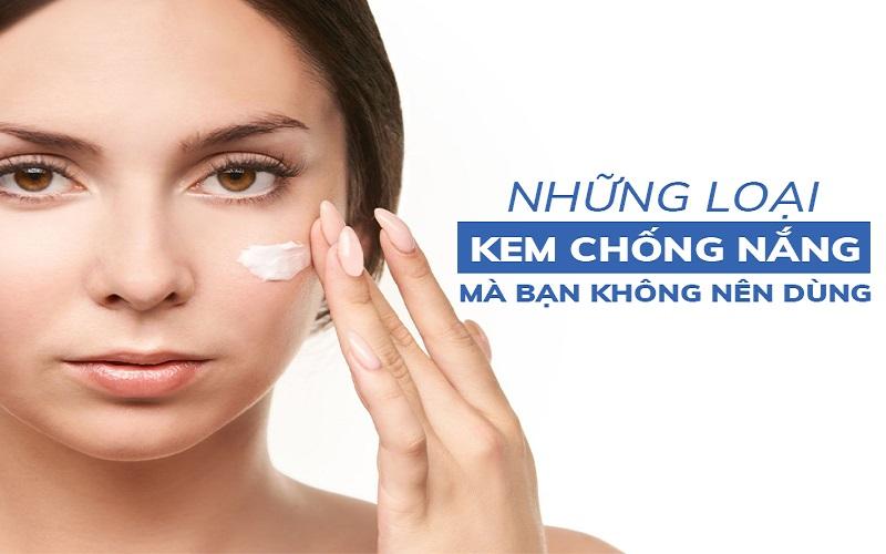 Sử dụng kem chống nắng