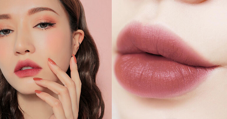 Son màu hồng đất mang lại vẻ đẹp nhẹ nhàng, nền nã và thời thượng