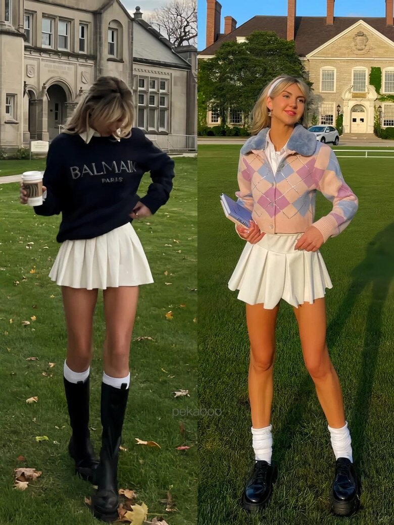 Váy xếp ly là món đồ quen thuộc của phái đẹp có thể diện từ đông sang hè.