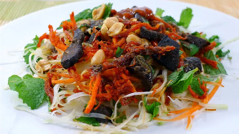 nộm bò khô