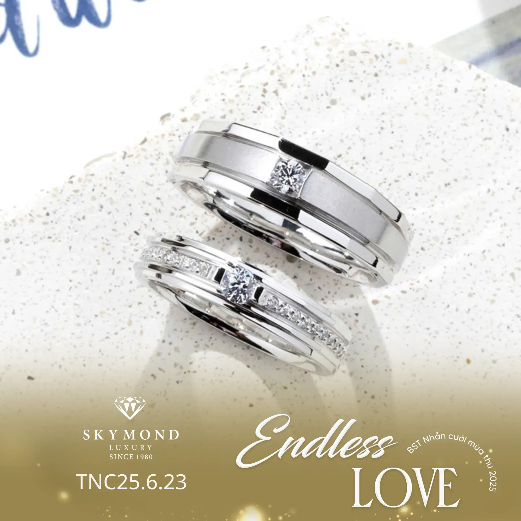 nhẫn cưới bạch kim